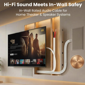 GEARit cable being pulled through wall cavity demonstrating easy installation