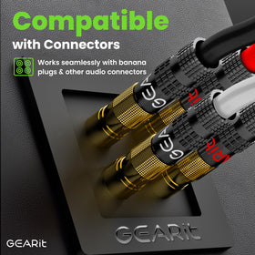 GEARit banana plug-ready wire simplifies connections