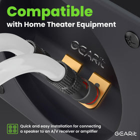 GEARit braided fabric jacket protects finishes and extends cable life.