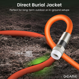 GEARit satellite and internet setup with durable coaxial cable.