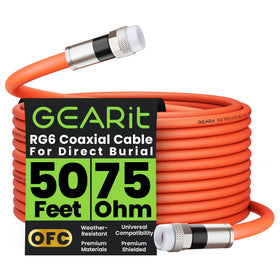 GEARit front packaging showing 50ft cable and product benefits