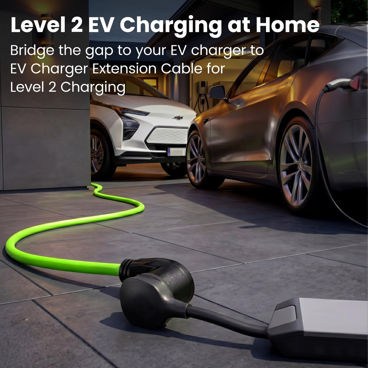 Gearit EV charging and RV-ready cable neatly coiled for storage.