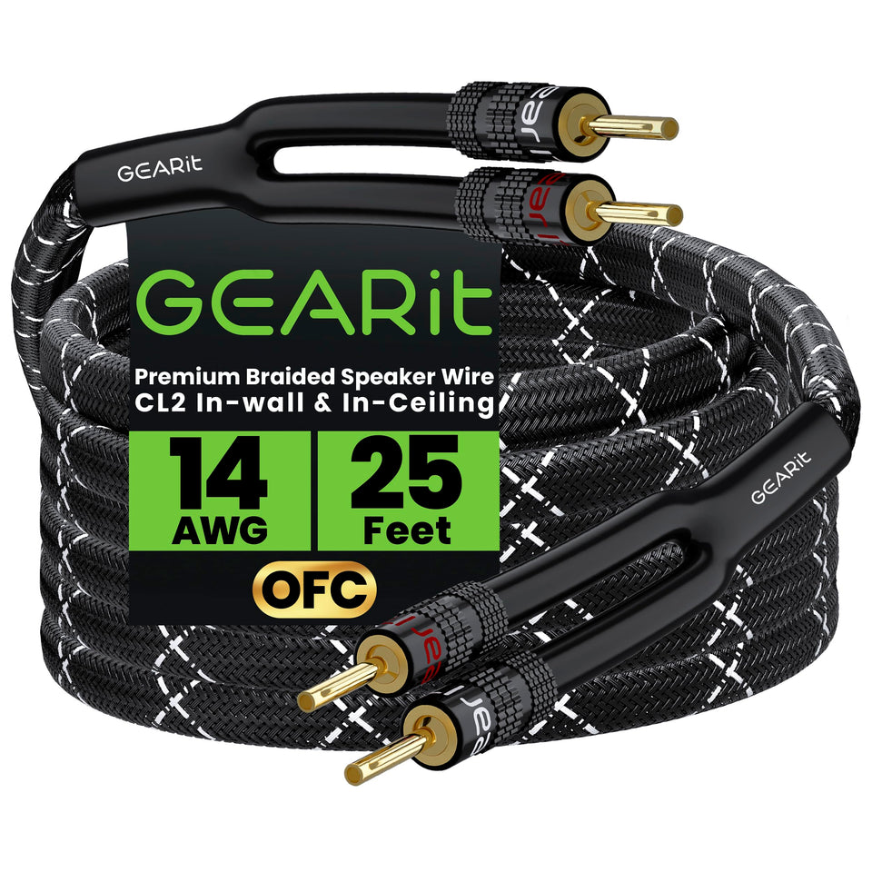 GEARit front connector closeup showing gold-plated banana plug and secure contact