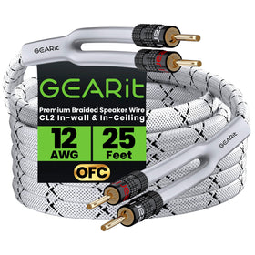 GEARit front connector view showing secure banana plug connection and tidy installation