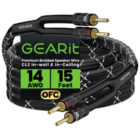 GEARit front view showing gold-plated banana plugs for reliable connections