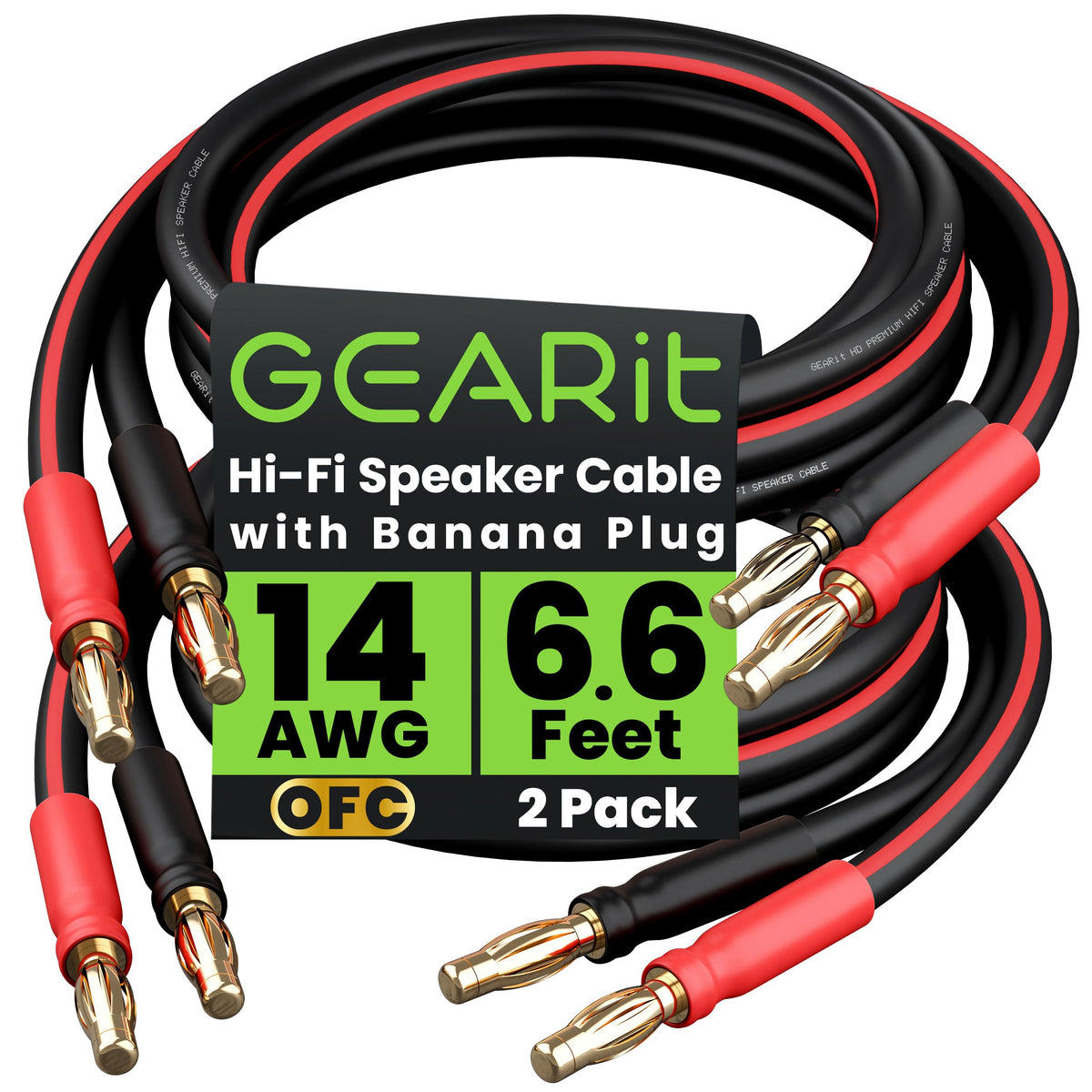 GEARit paired cables front view showing clean connections and reliable performance