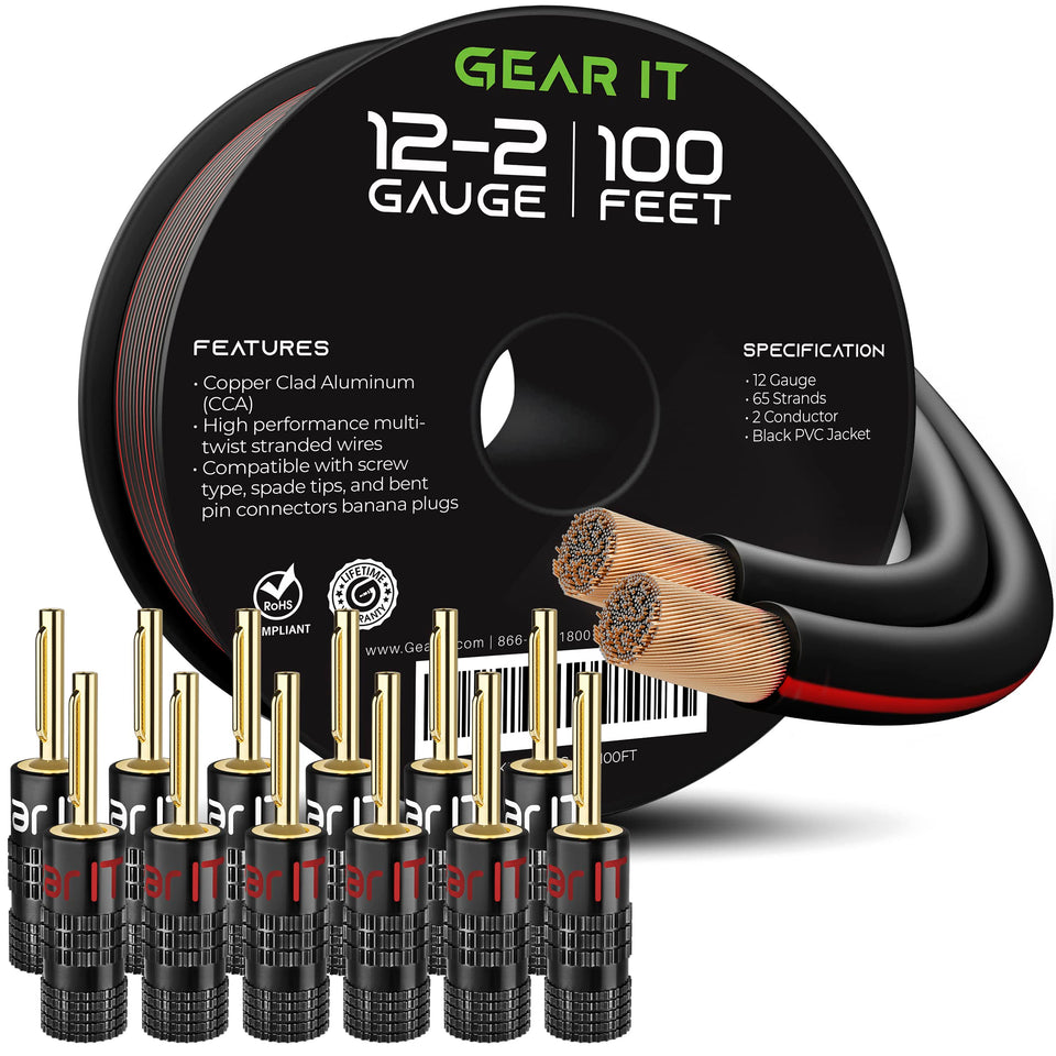 GEARit spool front view showing cable and length for easy planning