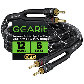 GEARit front view showing banana plugs and cable, clean professional connection