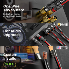 GEARit cable running behind TV showing tidy home theater wiring benefit
