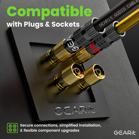 GEARit speaker wire routed through a car door jamb demonstrating flexibility