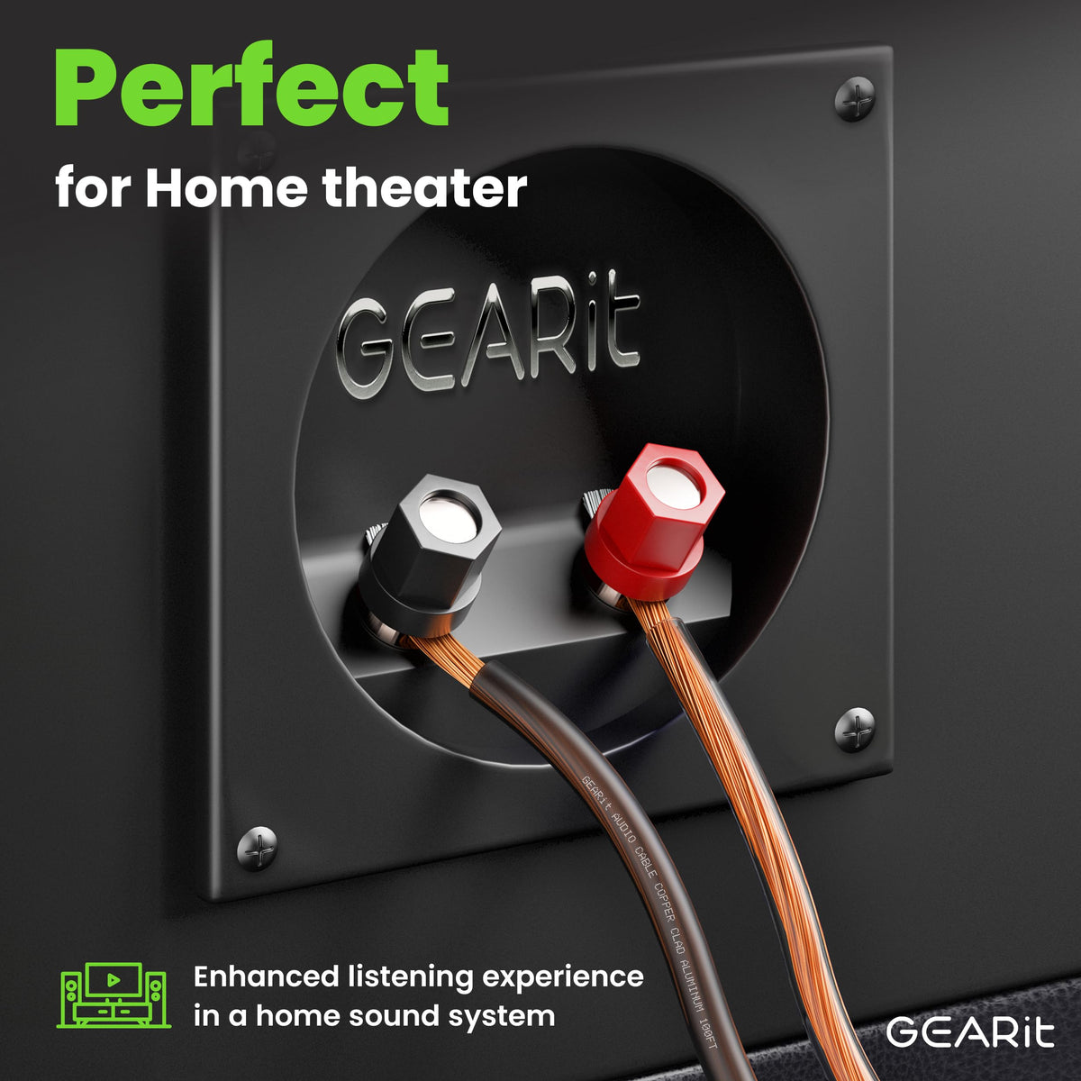 GEARit installed in car door illustrating flexible routing and vibration resistance