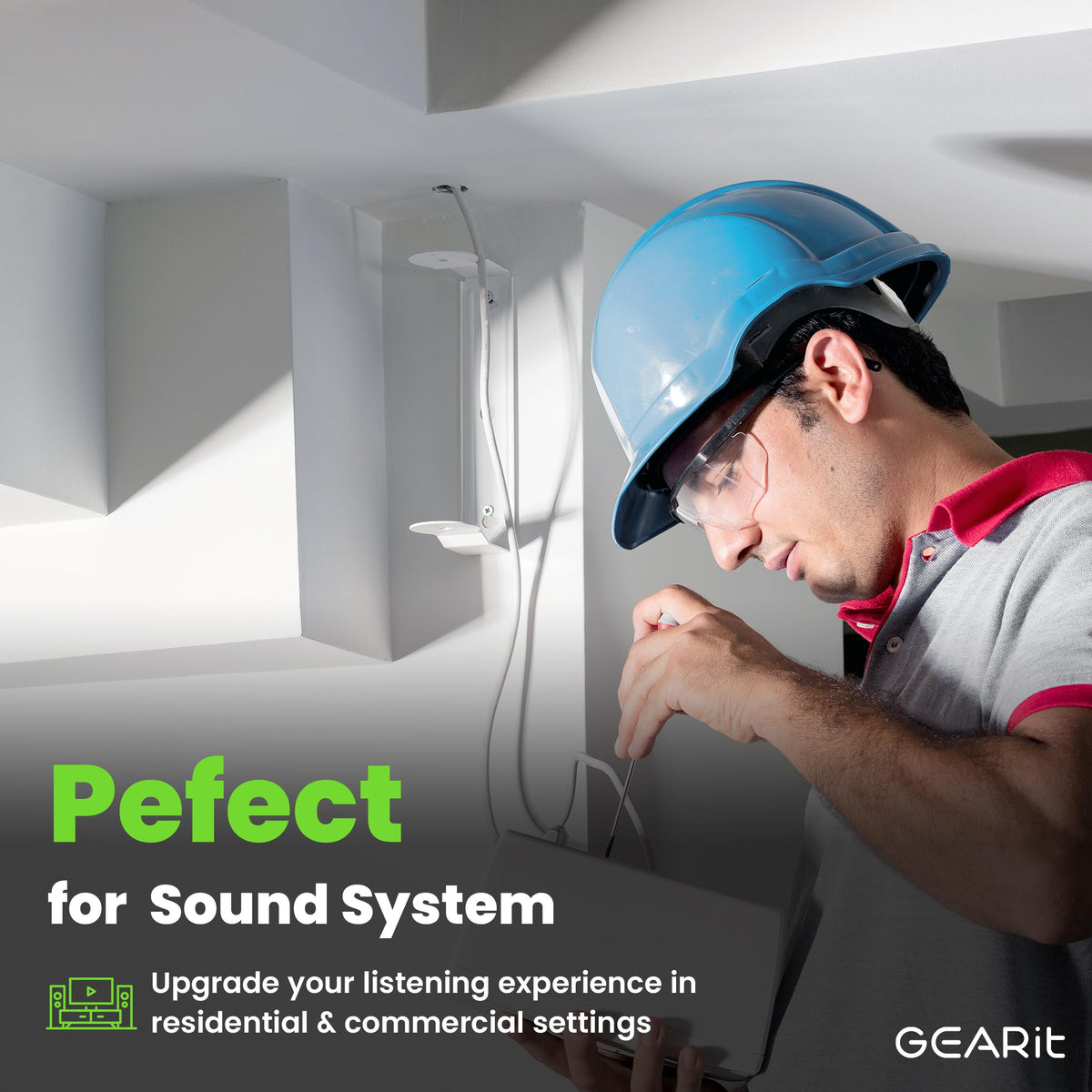 GEARit polarity-marked wire for quick, accurate speaker connections