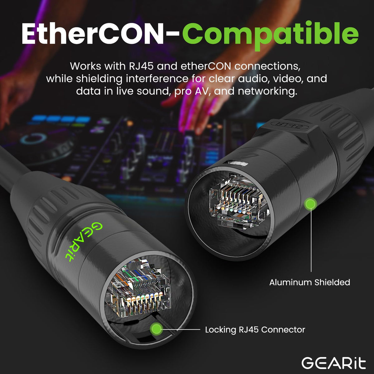 GEARit studio and stage applications benefit from durable, long-run performance.