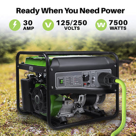 GEARit weatherproof generator cord in outdoor conditions