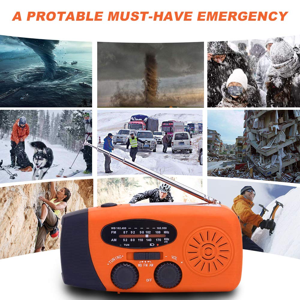 Geartist hand crank in use demonstrating emergency manual power