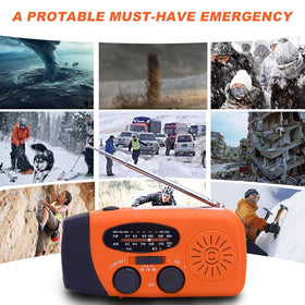 Geartist hand crank in use demonstrating emergency manual power
