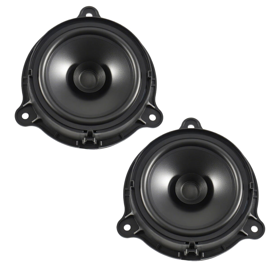 GearUp 2PCS Nissan Altima 6.5-inch door speaker upgrade for crisper highs and deeper bass.
