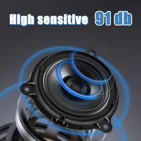 GearUp 2PCS Nissan Maxima 6.5-inch door speaker upgrade enhances bass and detail.