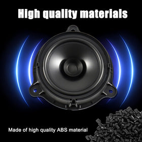 GearUp 2PCS Nissan Murano 6.5-inch door speaker upgrade improves soundstage and balance.