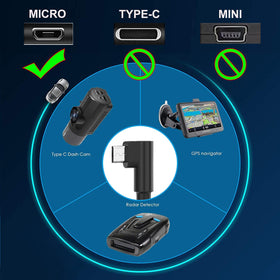 Gebildet dashcam hardwire kit enabling 24 hour parking surveillance while parked
