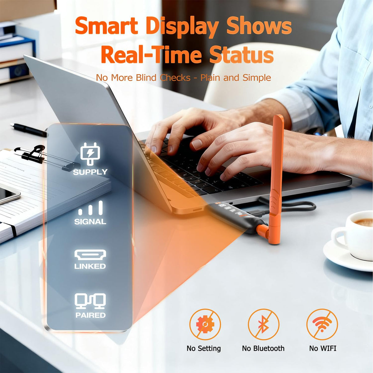 Gechtech plug-and-play design with no apps or drivers