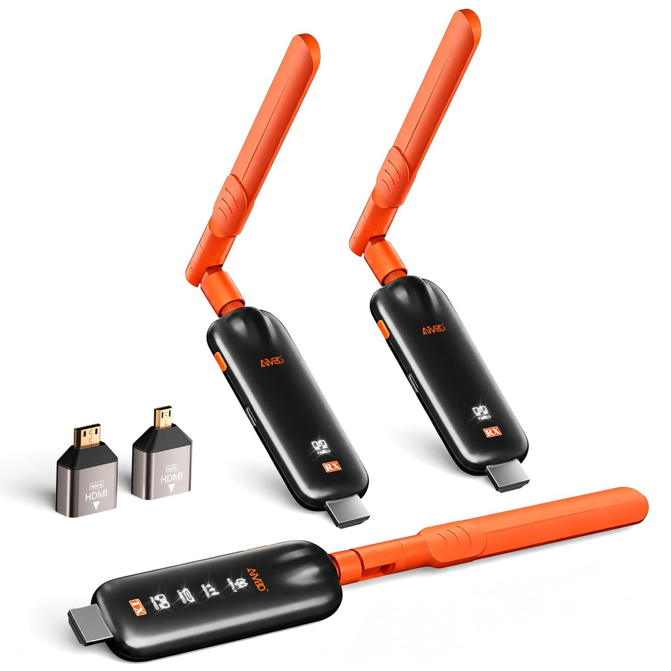 Gechtech wireless HDMI transmitter ready for instant setup and screen sharing