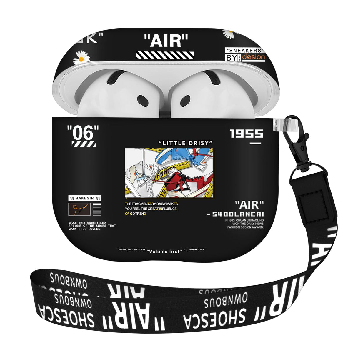 Gedicht front view of AirPods 4th Gen case showing fit and protection