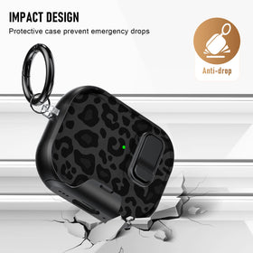 Gedicht AirPods Pro 3 case with keychain for secure carry.