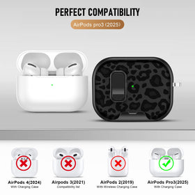Gedicht charging-friendly AirPods Pro 3 case supports wireless and wired charging.