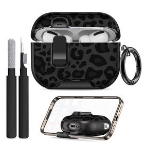 Gedicht leopard AirPods Pro 3 case protects against drops with stylish print.