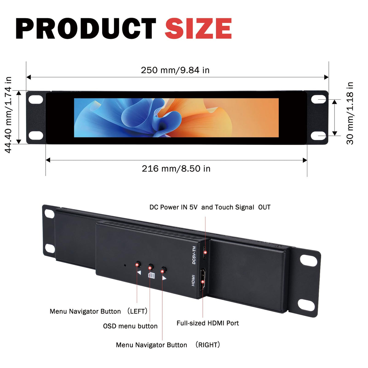 GeeekPi 1U rack-mount design close-up for space-saving deployment