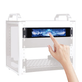 GeeekPi 6.91-inch LCD touch screen front view for rapid server management