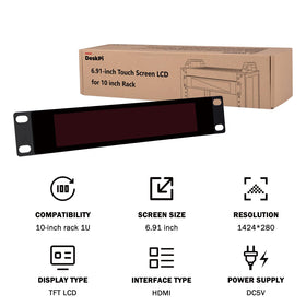 GeeekPi protective film on screen, remove before use