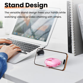 geekboy metal carabiner attached to case enabling secure clipping on bag