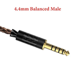 GEEKRIA Apollo 6NOCC 4.4mm connector close-up showing low-resistance contact