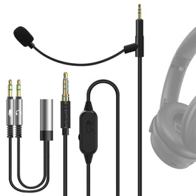 GEEKRIA boom mic cable with adjustable mic for Bose headphones.