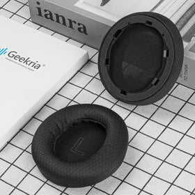 Geekria replacement ear pads packaging front view highlights easy swap