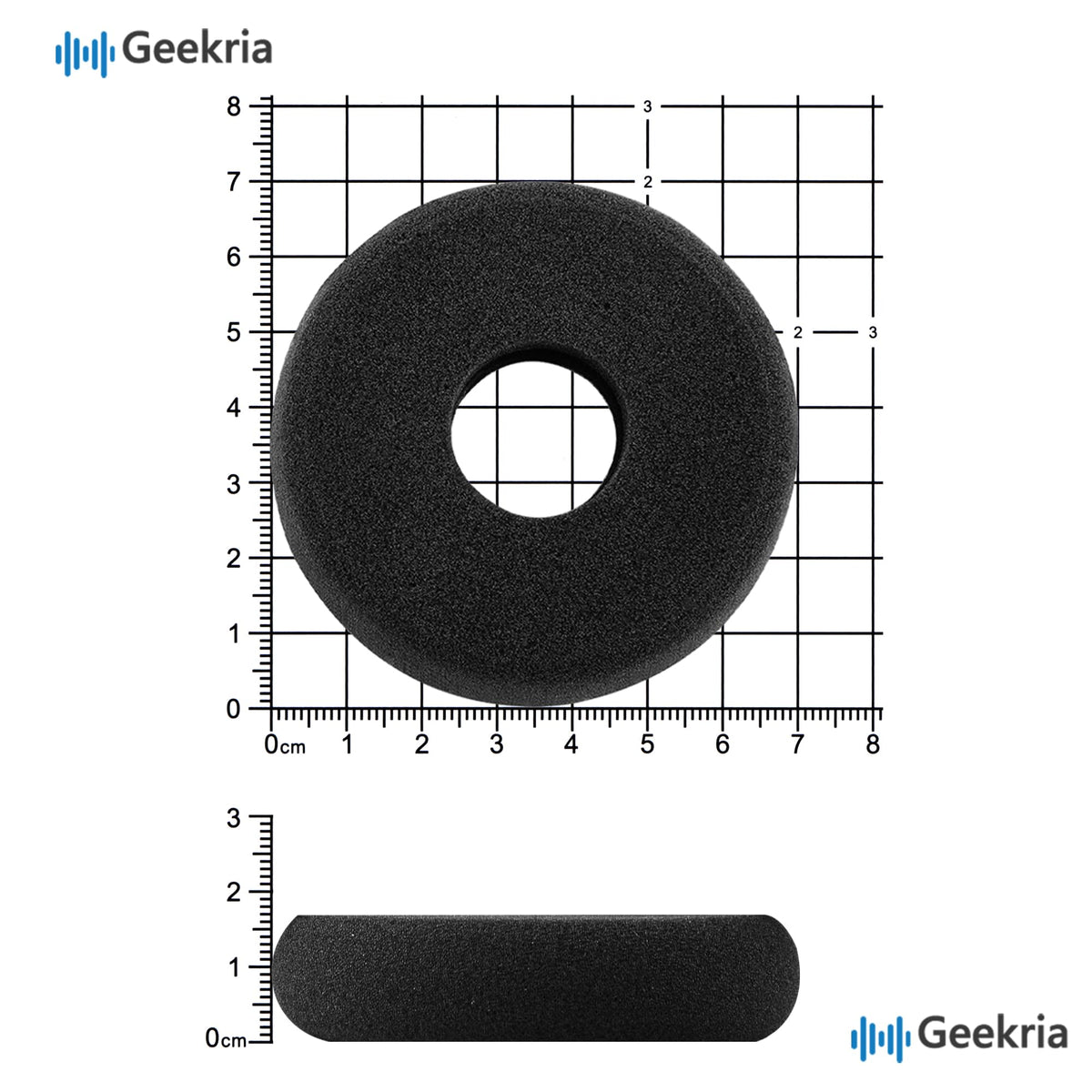 Geekria Comfort Foam earpads for GRADO M2 ensure soft contact and durable fit.