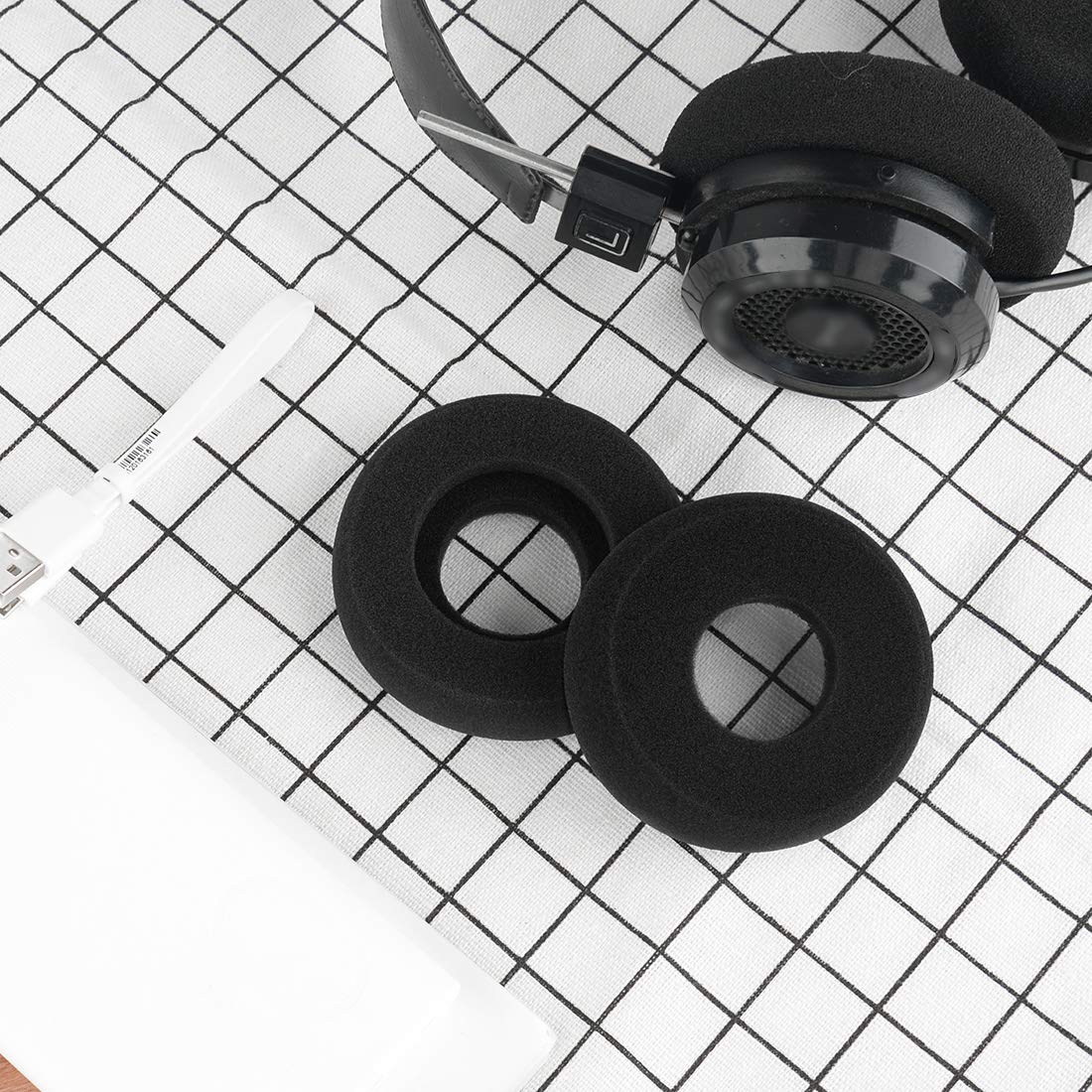 Geekria Comfort Foam earpads for GRADO SR225 offer long-lasting cushioning and easy upgrade.