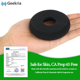 Geekria Comfort Foam earpads for GRADO SR80 provide durable support and refreshed feel.