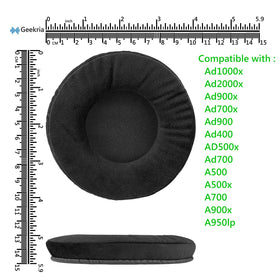 Geekria Comfort Velour earpads for A500 deliver a snug fit and renewed comfort.