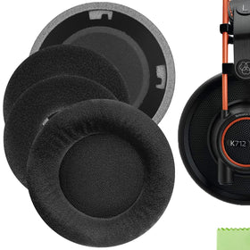 Geekria Comfort Velour Ear Pads for AKG K701 offer soft, breathable comfort.