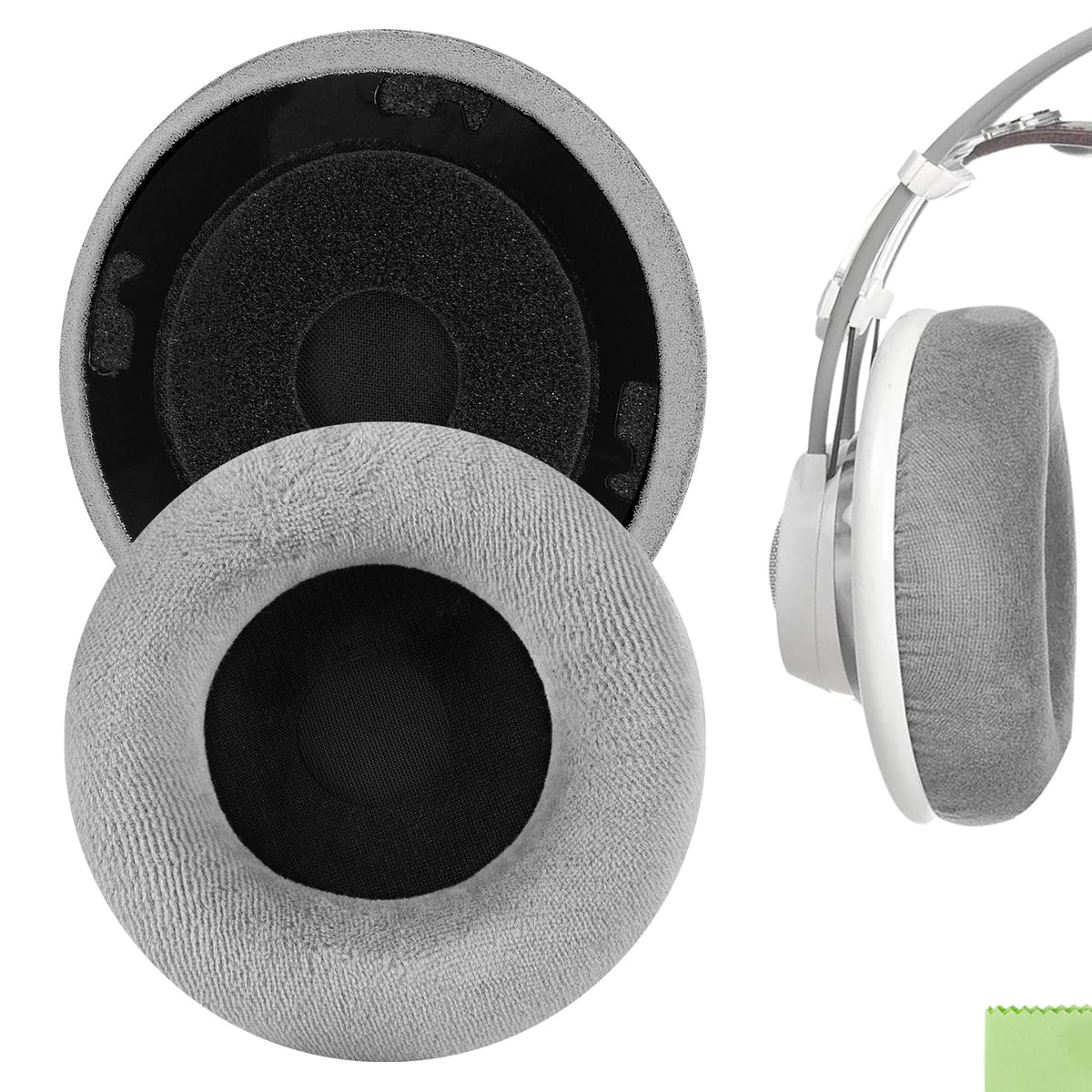 Geekria Comfort Velour Ear Pads for AKG K701 offer plush comfort for long listening sessions.