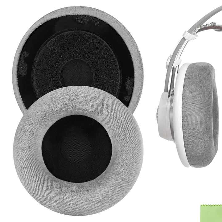 Geekria Comfort Velour Ear Pads for AKG K701 offer plush comfort for long listening sessions.