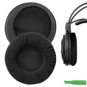 Geekria Comfort Velour earpads for ATH-AD1000x provide plush comfort for long listening sessions.