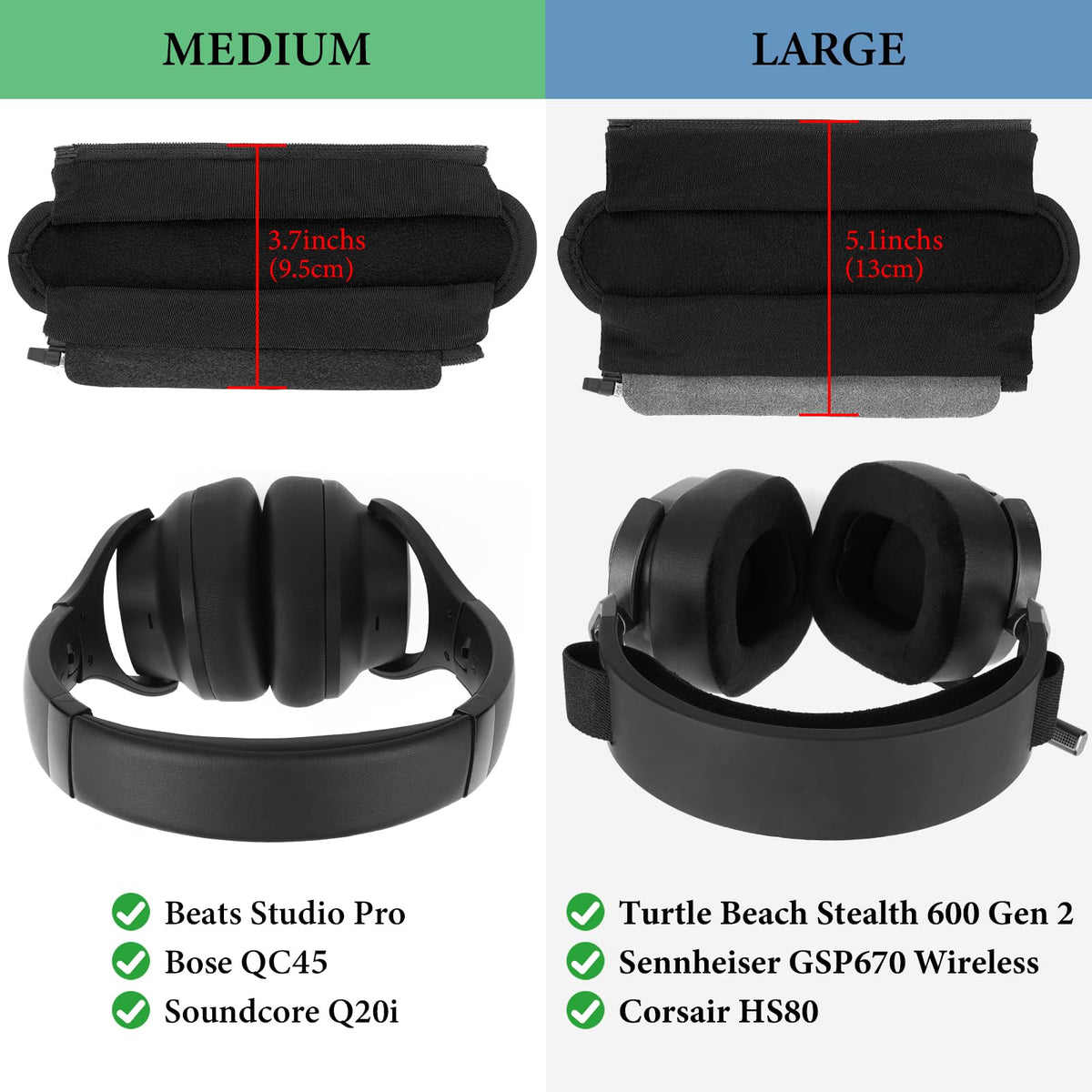 GEEKRIA compatibility badge image reassures cross-brand use with many headsets.