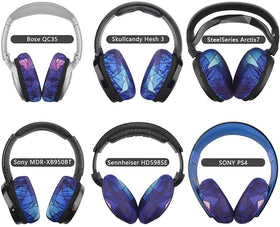 Geekria durable ear pad covers, diamond size M, withstand repeated washing.