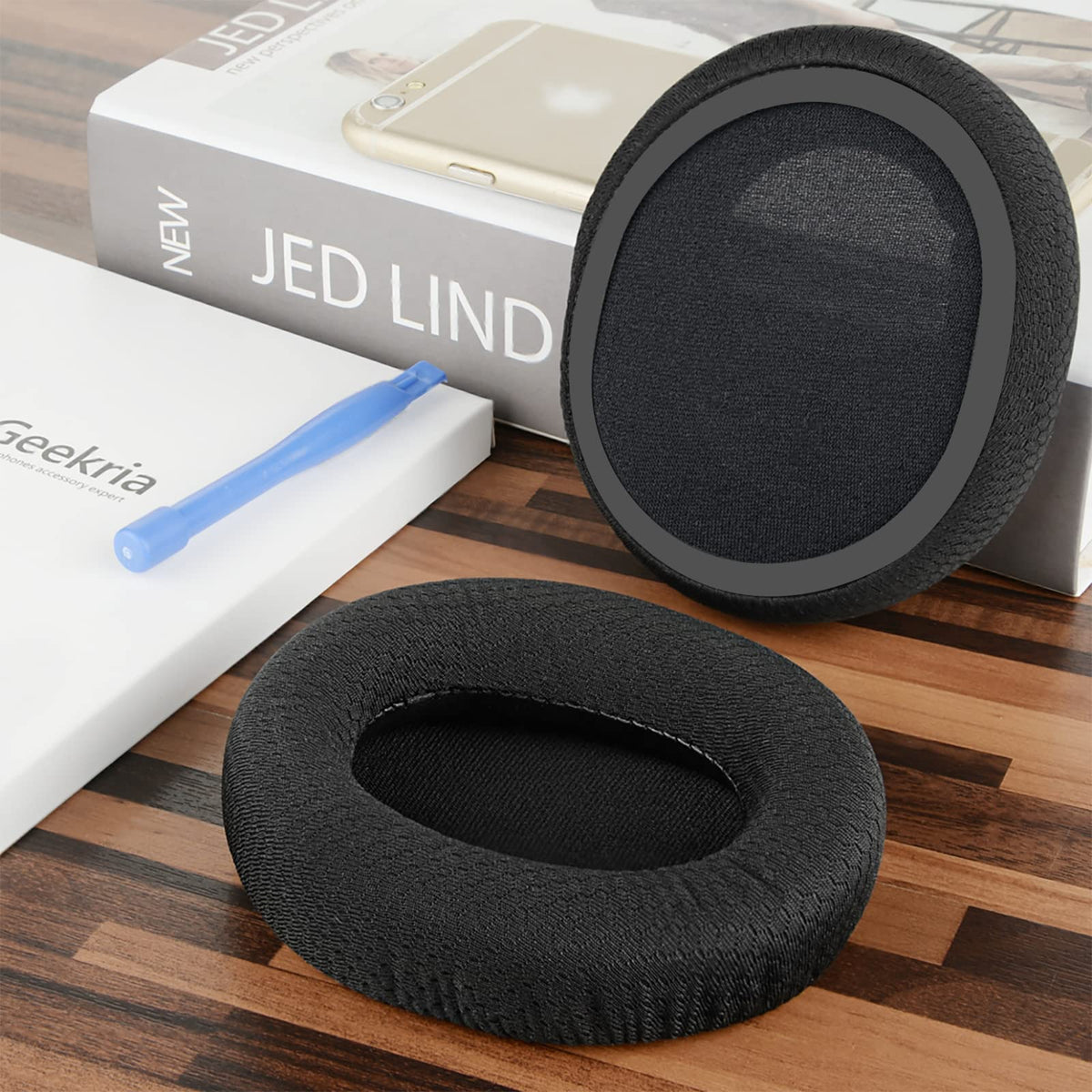 Geekria durable ear pads fit multiple headsets for flexible compatibility.