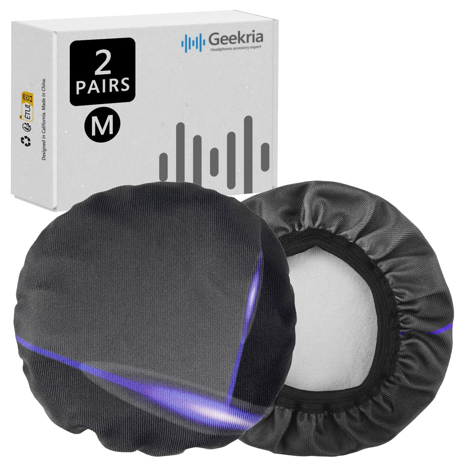 Geekria Cosmos Size M ear covers for over-ear headphones, washable and stretchable.