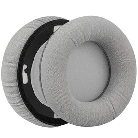 Geekria earpad closeup reveals velour texture and durable build.